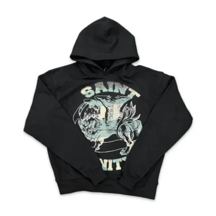 Black Saint Vanity Logo Hoodie